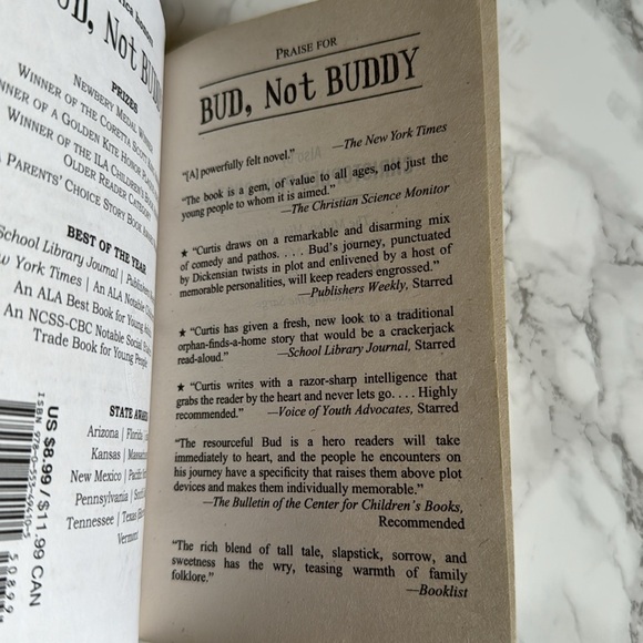 Bud, Not Buddy. Special anniversary edition. EUC - Picture 5 of 6